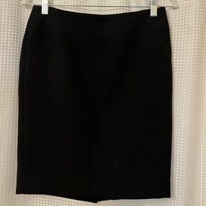 EUC Ann Taylor Loft Black Pencil Skirt
